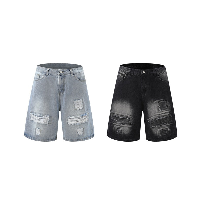 FURMO – Ripped Denim Jorts