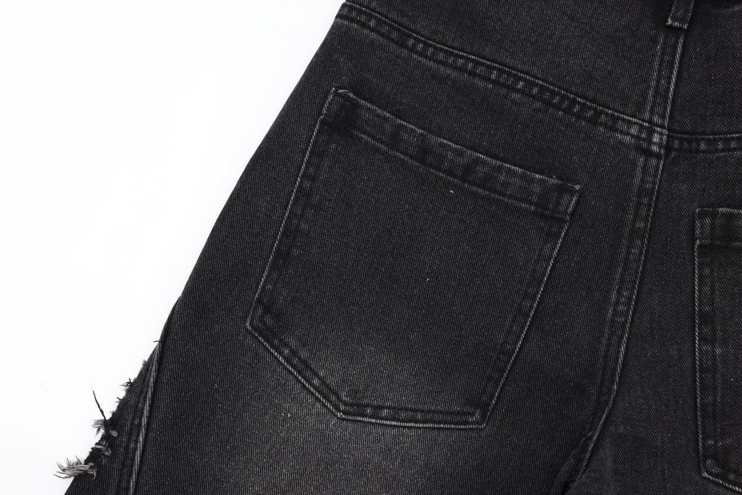 Furmo – Blackout Cuts Denim Shorts