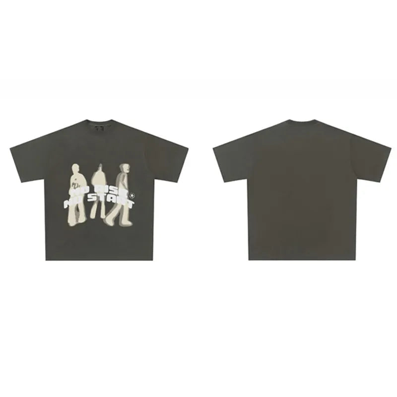 FURMO - NO RISE NO START CLOUD T-SHIRT