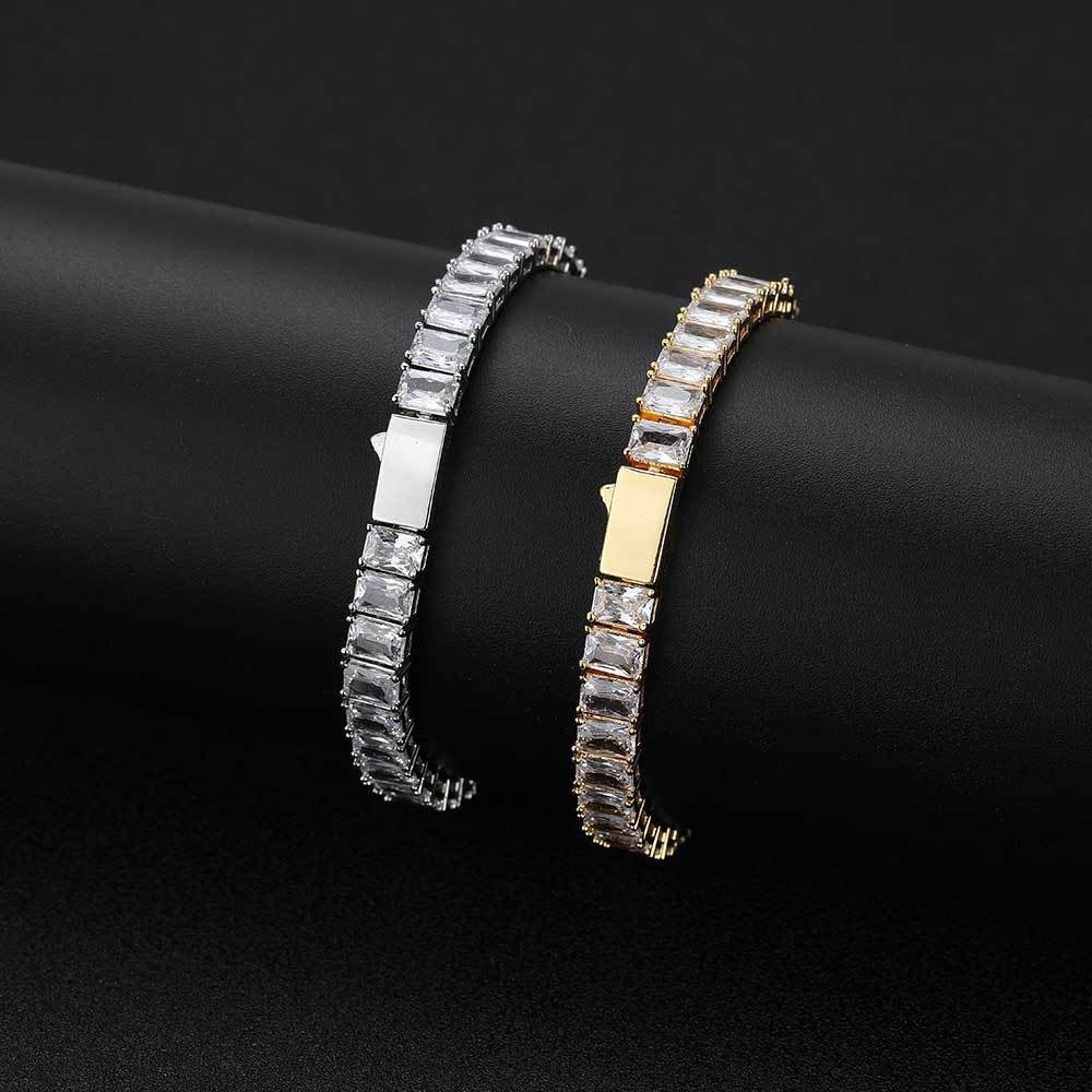 ✨ FURMO - “Diamond Cut” Iced Bracelet – Gold Edition