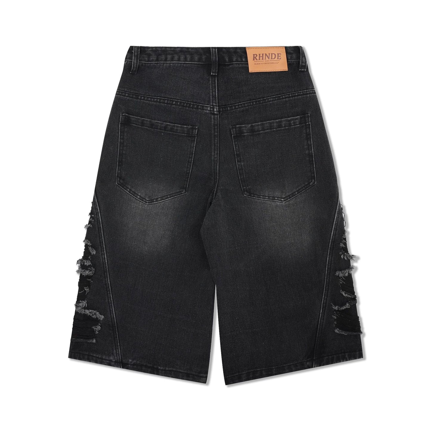 Furmo – Blackout Cuts Denim Shorts