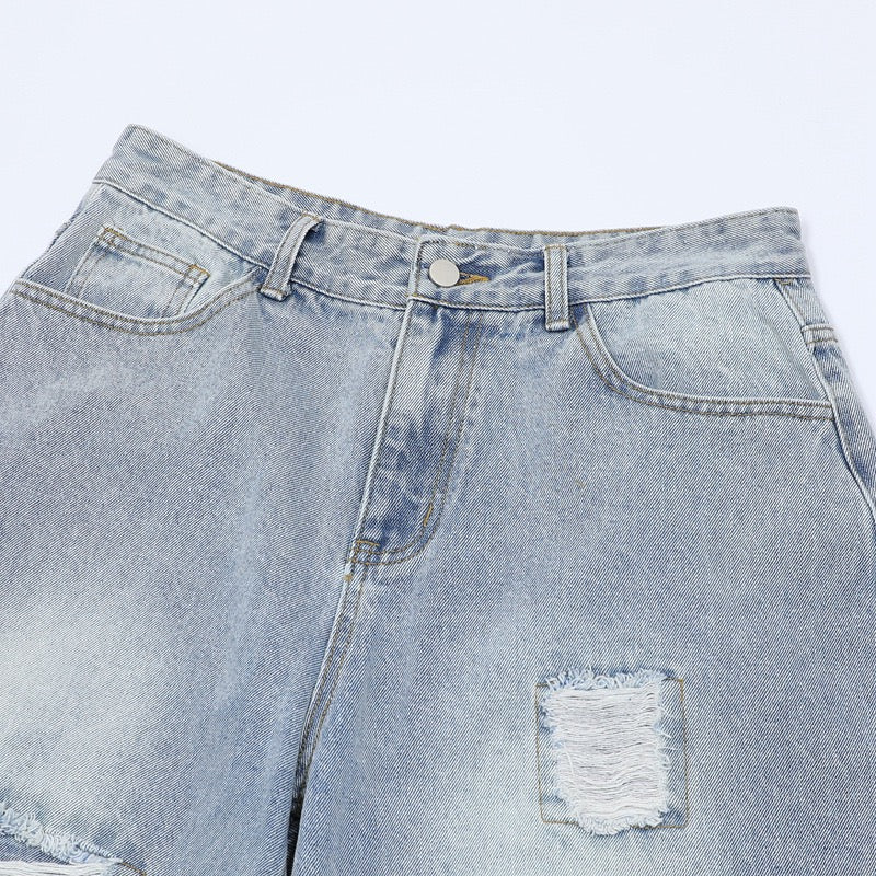 FURMO – Ripped Denim Jorts