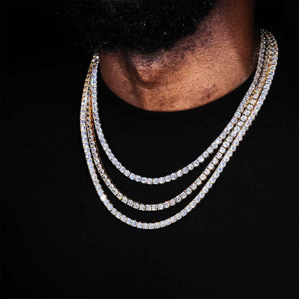 ✨ FURMO - “Golden Frost” Tennis Chain