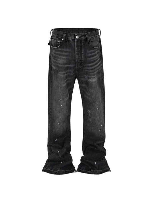FURMO - Flared Splashed Jeans