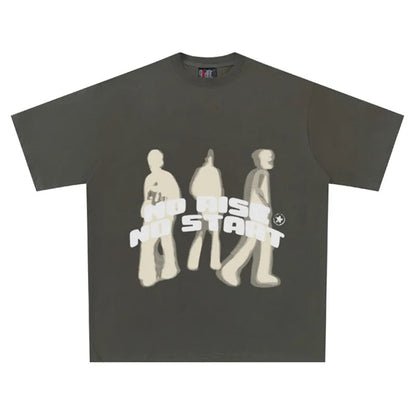 FURMO - NO RISE NO START CLOUD T-SHIRT