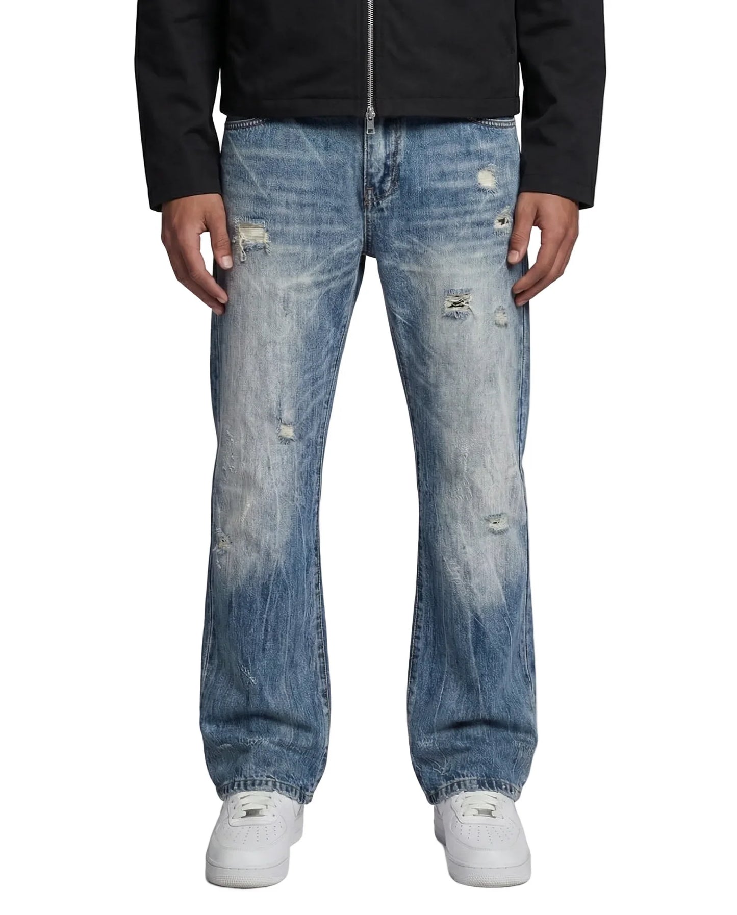 FURMO - Ripped Bootcut Jeans