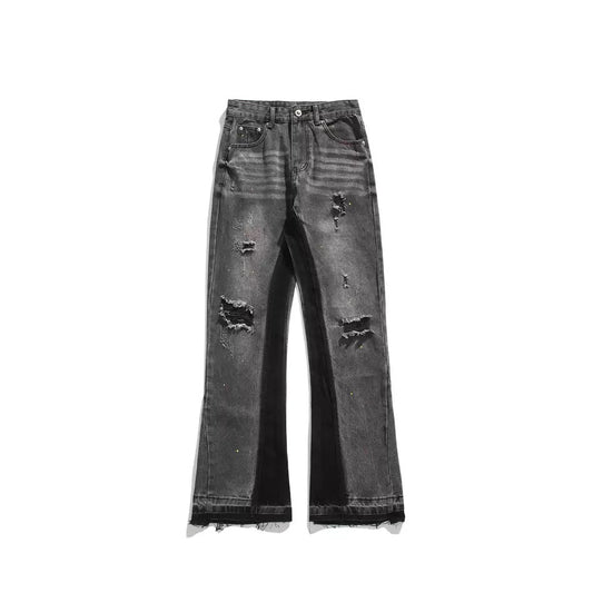 FURMO - Destroyed Flared Denim