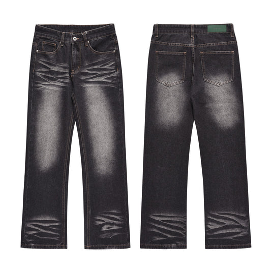 FURMO - Black Vintage Washed Jeans