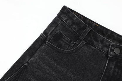 Furmo – Blackout Cuts Denim Shorts