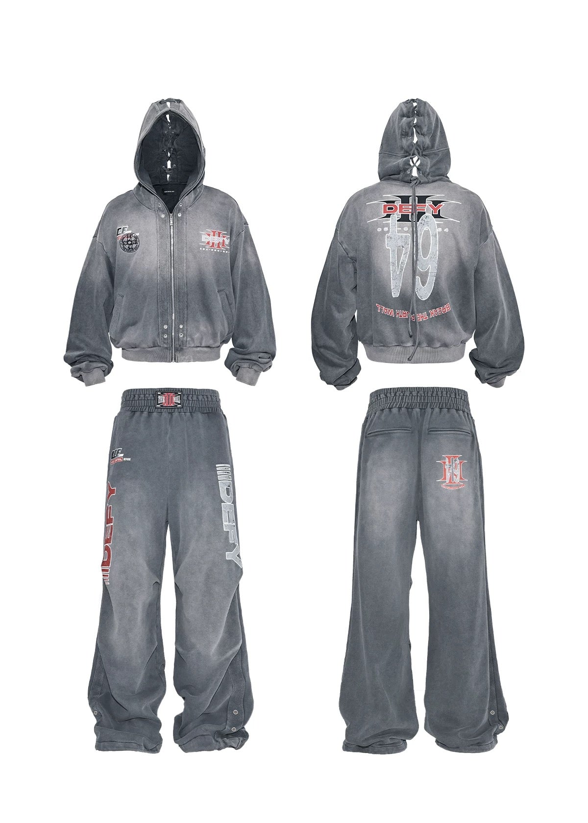 FURMO - Oversized Vintage “DEFY” Tracksuit