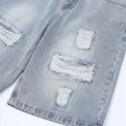 FURMO – Ripped Denim Jorts