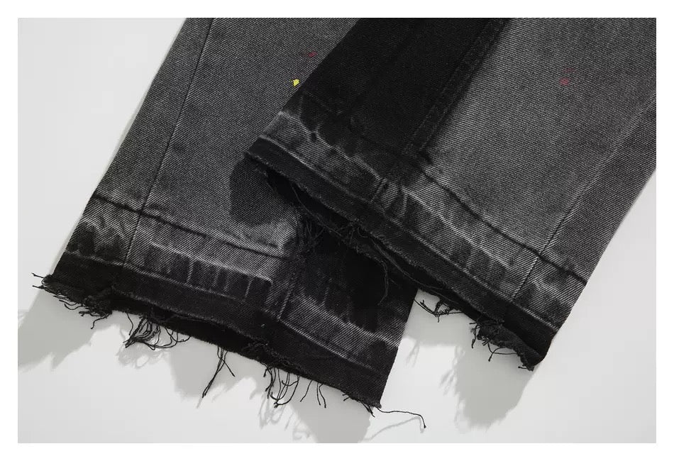 FURMO - Destroyed Flared Denim