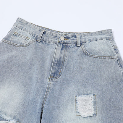 FURMO – Ripped Denim Jorts