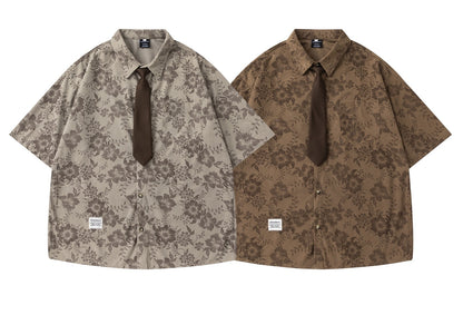 FURMO - Vintage Floral Hemd