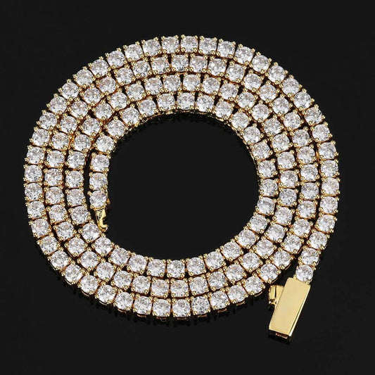 ✨ FURMO - “Golden Frost” Tennis Chain