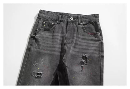 FURMO - Destroyed Flared Denim