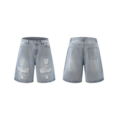 FURMO – Ripped Denim Jorts