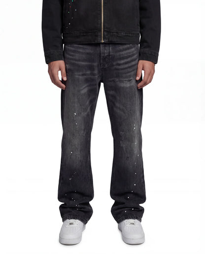 FURMO - Flared Splashed Jeans