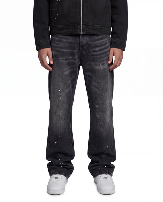 FURMO - Flared Splashed Jeans